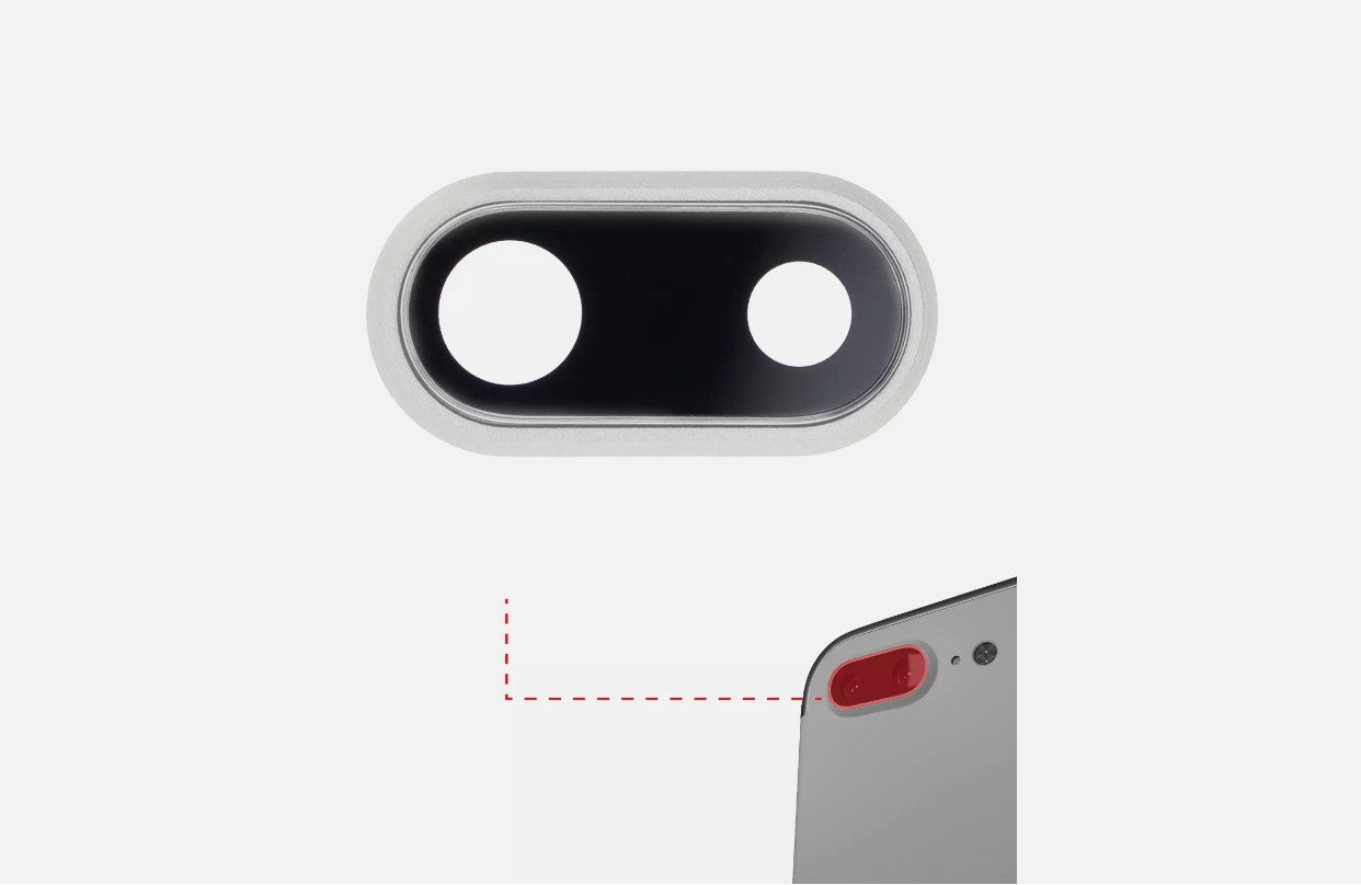 Replacement Back Camera Lens With Bracket & Bezel Compatible iPhone8 Replacement Back Camera Lens With Bracket & Bezel Compatible iPhone8